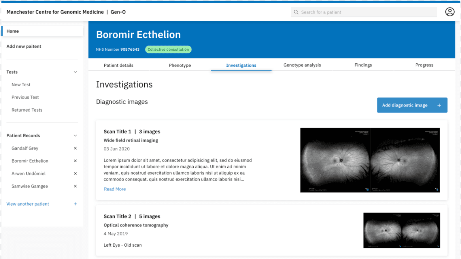 Gen-O - Clinical Genomics Collaboration Platform